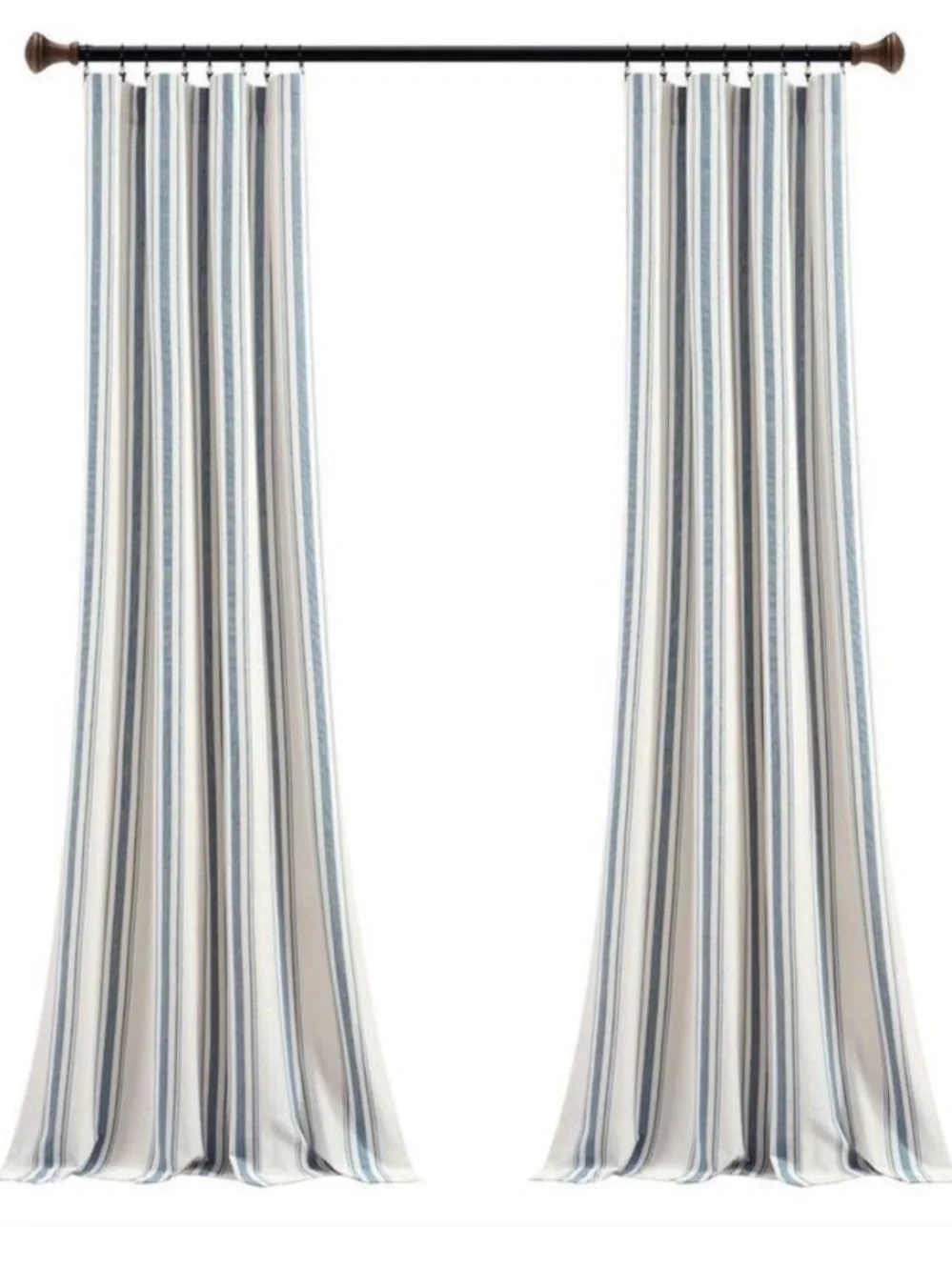 Lush Decor Farmhouse Style Curtains Like New